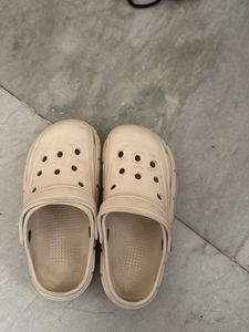 Comfortable Beige Crocs
