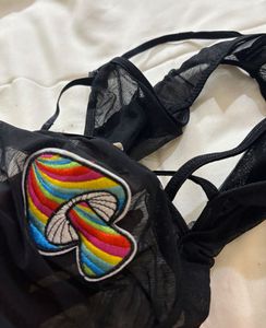 🌈mesh bralette 🖤