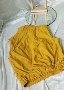 Mustard Crop Top💕