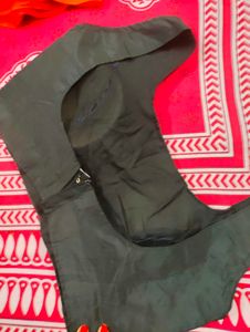 Black Readymade Saree Blouse