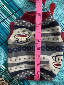 Cute Monkey Dog Outfit Size 10