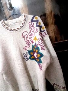 Vintage Knit Sweater cum woolen top