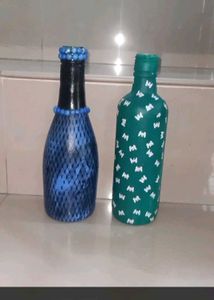 Hand-painted Decorative Bottle Set
