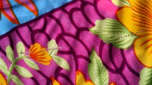 Vibrant Floral Print Cozy Blanket