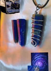 Lapis Lazuli Crystal Necklace healing crystals