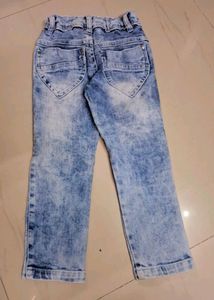 Girls Embroidered Denim Jeans