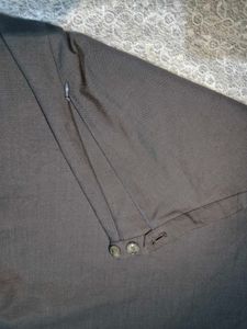 Classic Charcoal Grey A-Line Skirt