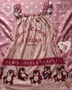 cute pink baby doll top