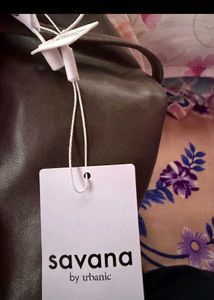 Faux Leather Tote
