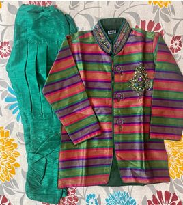 Kids Multicolour Heavy Ethnic Wear Janmashtami Ethnic Wear