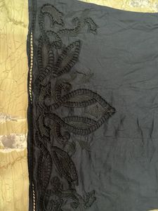 Stylish Navy Embroidered Cami Top
