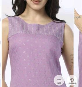 Elegant Lavender Kurta