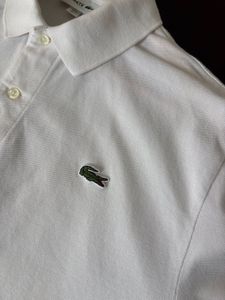 Classic White Lacoste Polo Shirt