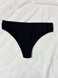 Comfy Black Thong Underwear