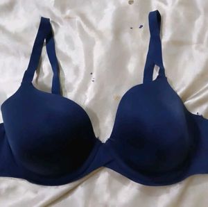 Navy Blue Padded Bra