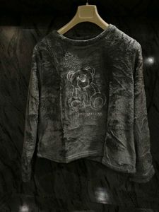 Cozy Teddy Bear Fuzzy Top