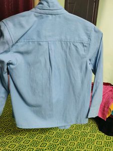 boys pale Blue Collared Shirt