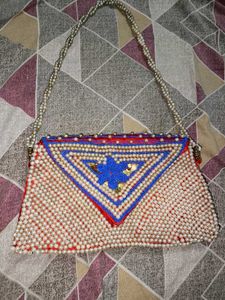 Handmade Beaded Clutch Bag