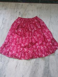 Floral Print Mini Skirt