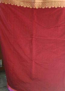 Elegant Maroon Saree