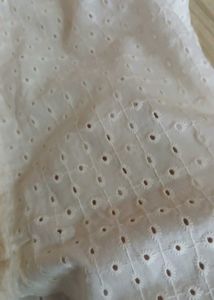 Chic White Broderie Anglaise Shirt