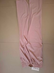 Pink Striped Palazzo Pants
