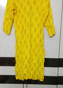 women kurti (yellow)