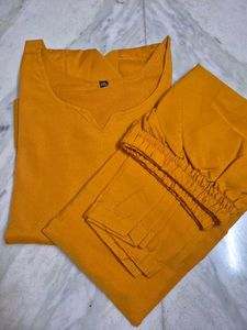 Yellow Kurta Set with Pants