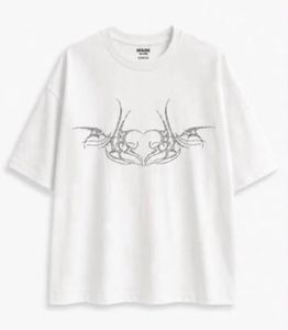 White Graphic Print T-Shirt