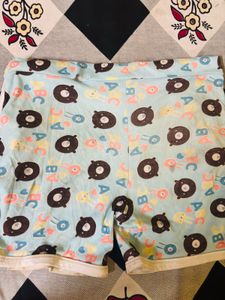 Cute Bear Print Shorts