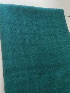 Saree with Geometric Border