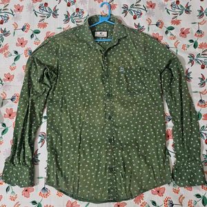 Green Patterned Shirt