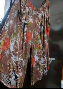 Multi Printed Plazo For Girl Or Women 50 Waist