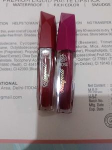 F-Zone Glossy Lip Tints - Set of 2