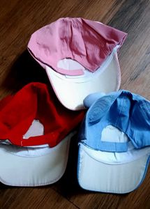 Cute Bear &amp; Dino Kids Caps (Set of 3)