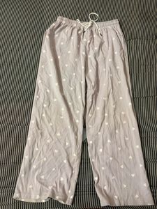 Cute Heart Print Pajama Pants
