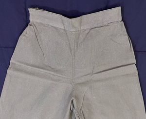 Women's Grey Wide Leg Palazzo Pants