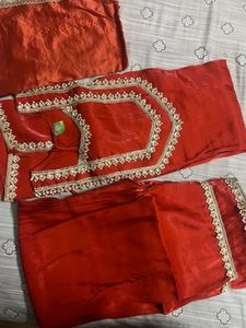 Elegant Orange Kurta Set with Dupatta