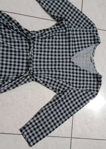 Chic Gingham Print Midi Dress
