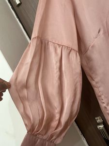 PURE SATIN MYND BRANDED TOP FOR M &amp;L