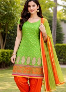 Green Salwar Suit