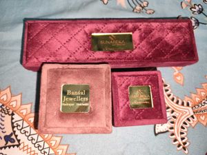Combo of 3 Elegant Jewellery Box Set