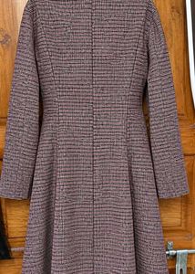 Classic Vintage Plaid Long Coat dress
