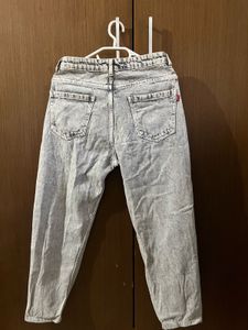 Acid Wash High Waisted Jeans