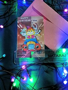 NEW YEAR GREETING CARD With Cover #newyear Happy New Year