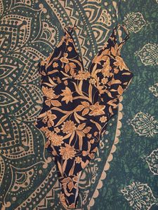 Stylish Floral One-Piece Swimsuit