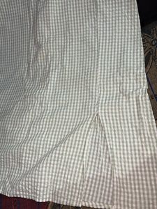 Green Gingham Puff Sleeve Dress