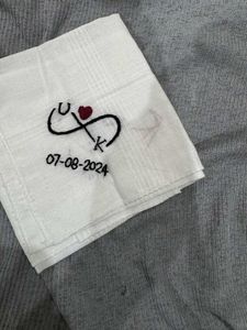 custom embroidered hankie