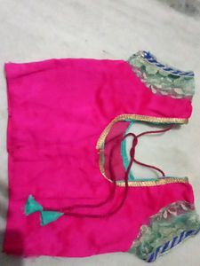 Sea Green Lahenga Set For Small Girl