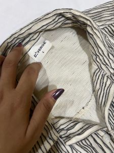 Deverge Striped Shirt - New with Tags
